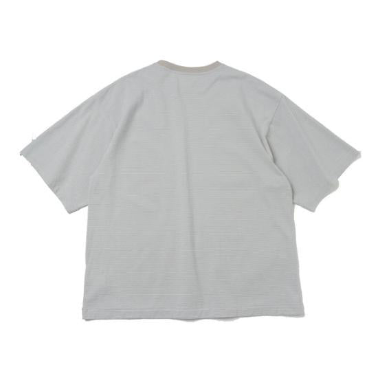 KAPTAIN SUNSHINE Grey Stripe Short Sleeve T-Shirt KS25 SCS09