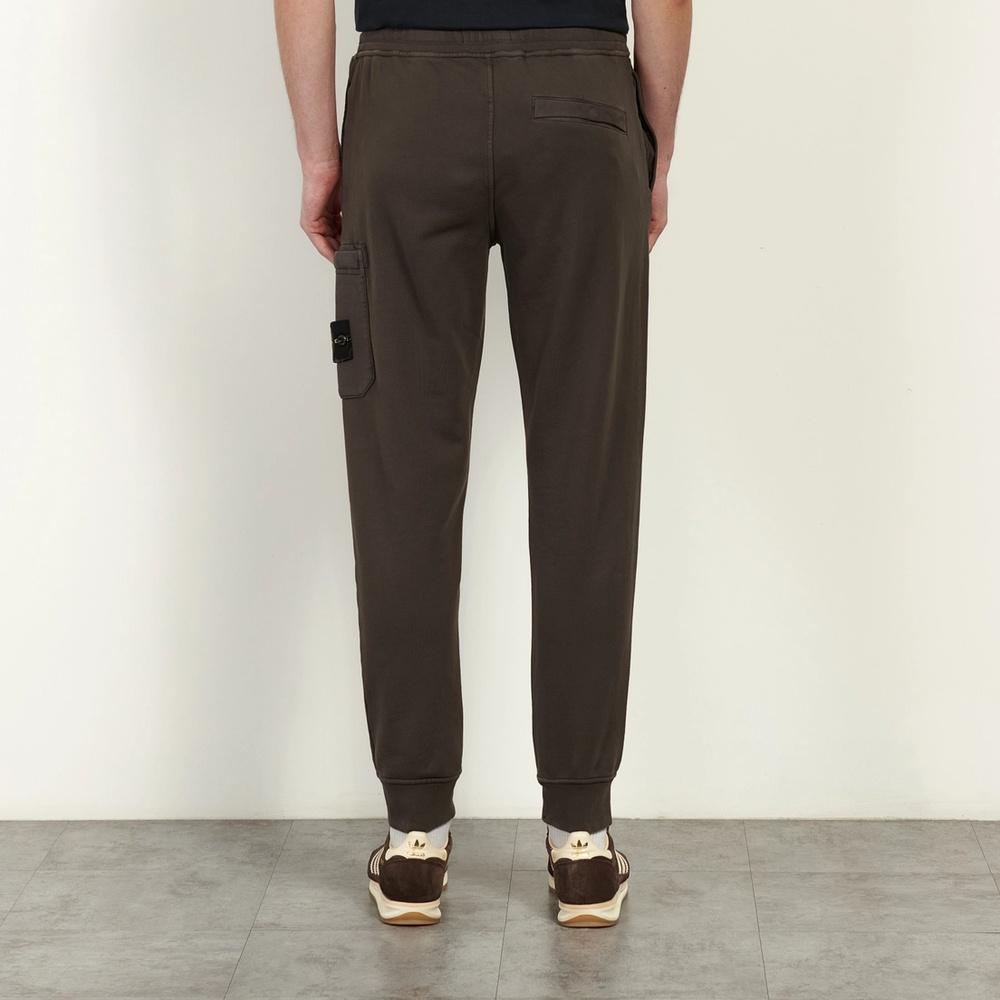 STONE ISLAND Organic Cotton Fleece Men's Jogger Pants