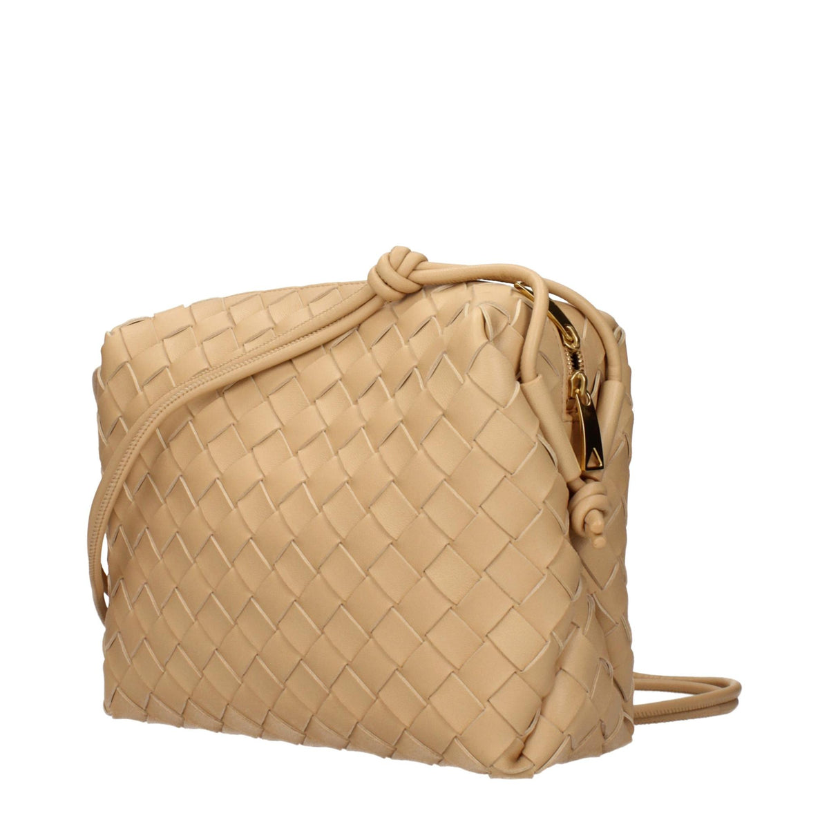 Bottega Veneta Leather Crossbody Bag Black