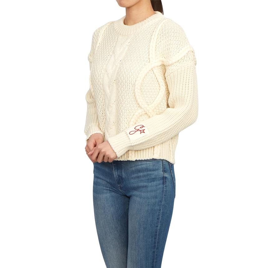 GOLDEN GOOSE Women’s Crewneck Knit Sweater White