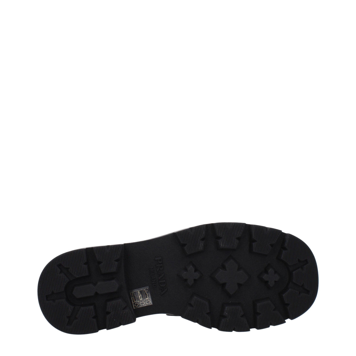 PRADA Black Leather Loafers