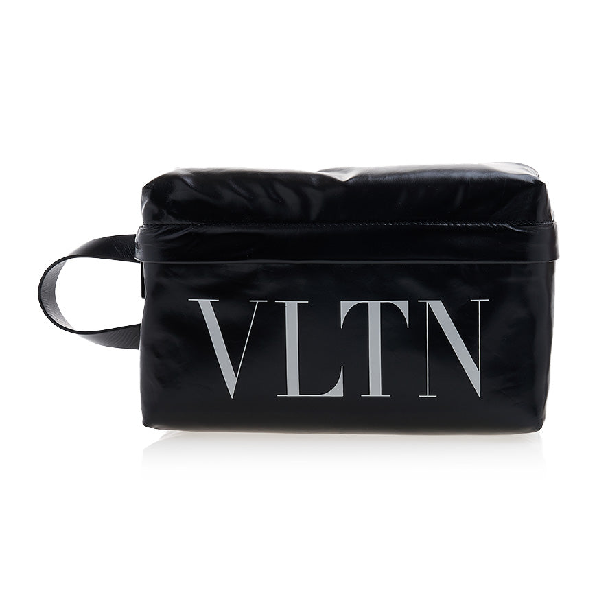 VALENTINO VLTN Logo Black Unisex Clutch Pouch 2Y2P0U02 MWL 0NI 1