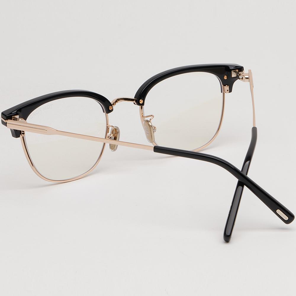 TOM FORD Blue Light Blocking Browline Eyeglasses Asian Fit Unisex TF6002KB 001