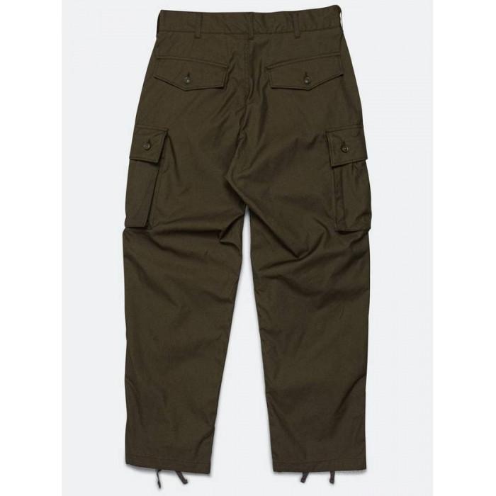 Engineered Garments Olive CP Weather Poplin FA Pant Classic 23F1F016 NQ297 EU001