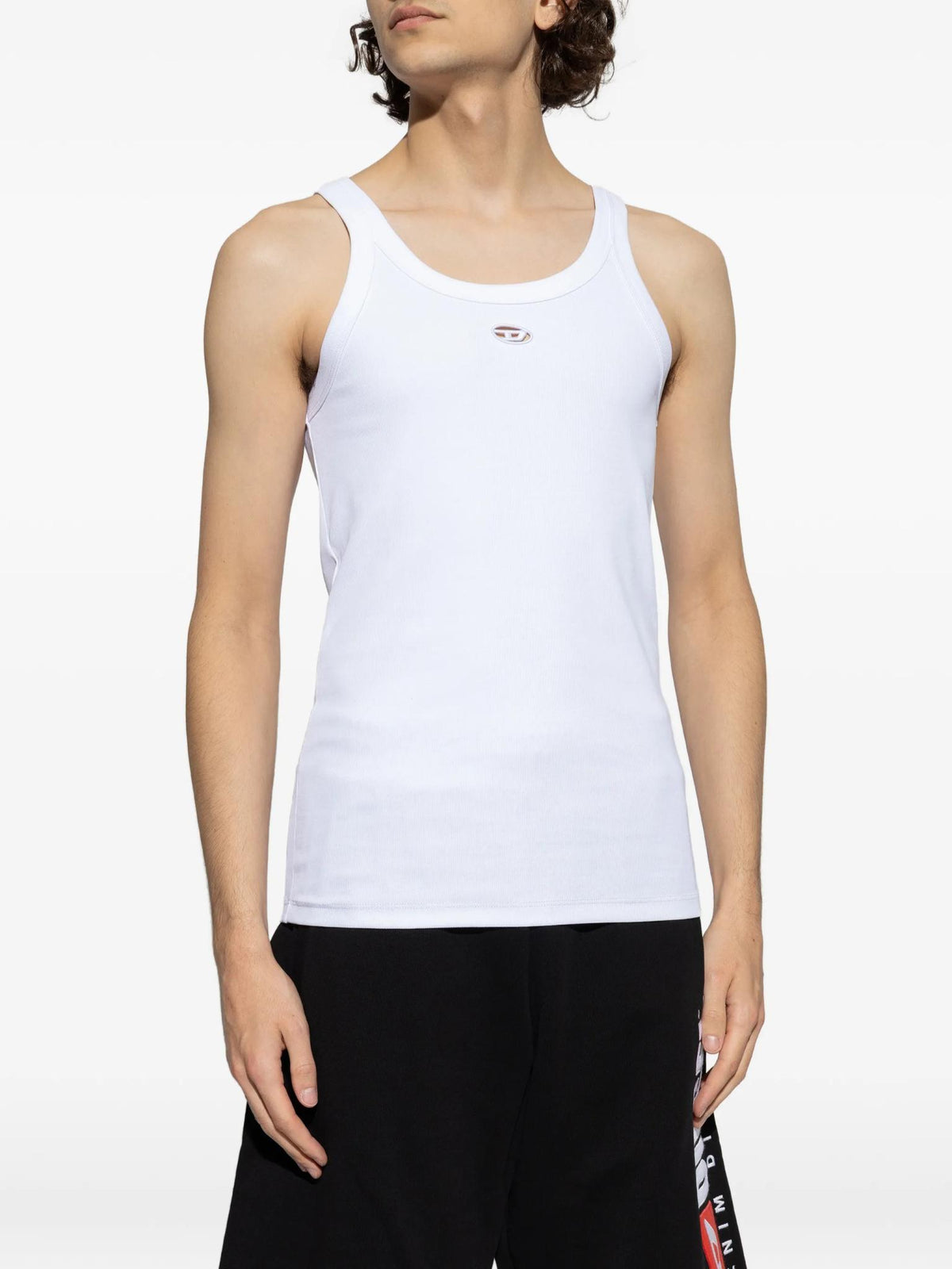 DIESEL Sleeveless T-Shirt Black Cotton Men’s Tank Top