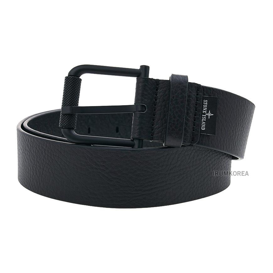 STONE ISLAND Women’s Tumbled Leather Belt K2S159300002 S0072 V0029