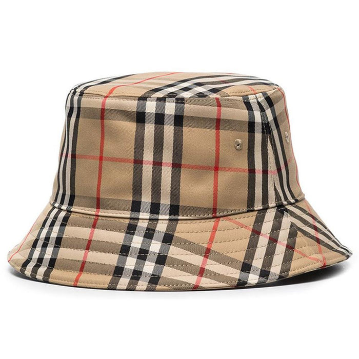 BURBERRY Vintage Check Bucket Hat Archive Beige