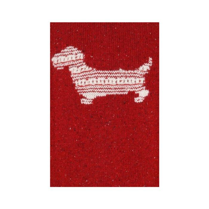 THOM BROWNE Donegal Hector Pointelle Dog Cardigan