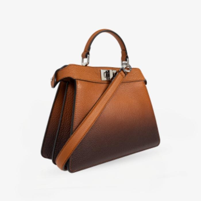 FENDI Peekaboo ISeeU Small Leather Shoulder Bag