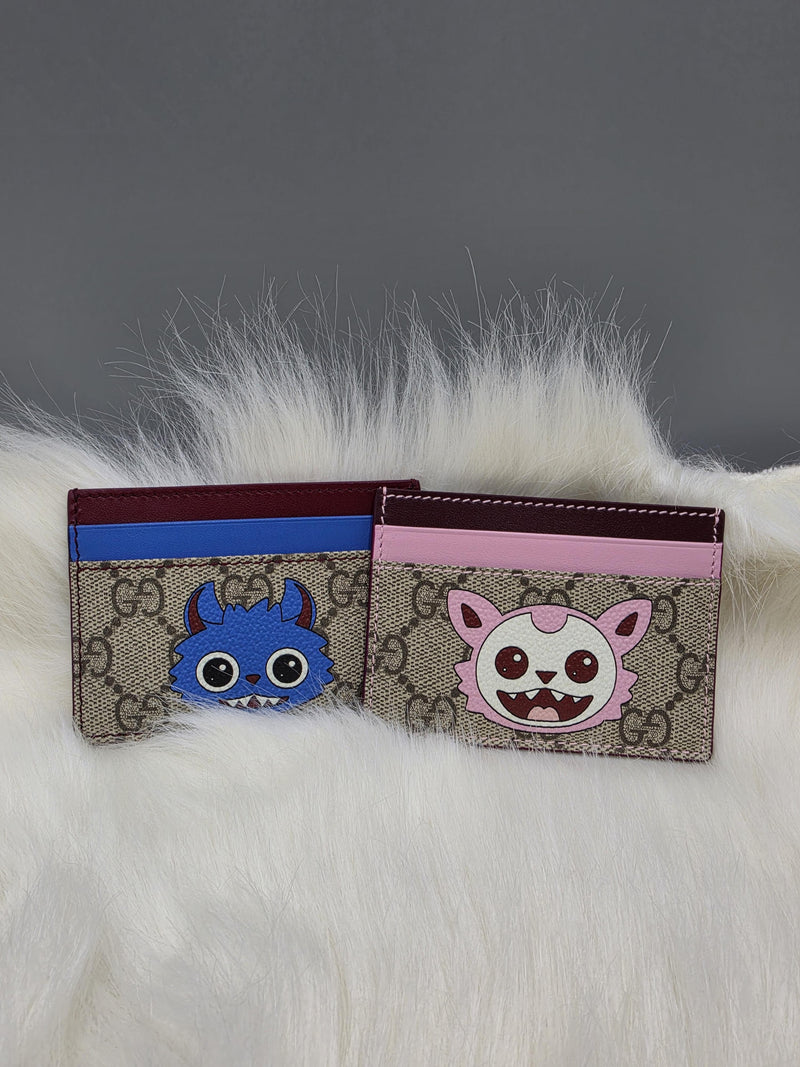 GUCCI Besties Leather Card Case Wallet