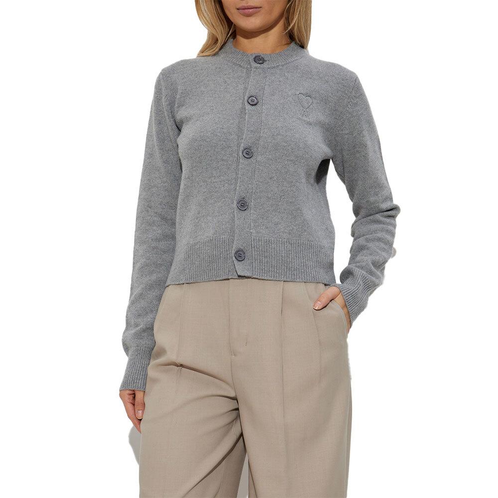 AMI Women’s Crewneck Cardigan FKC171 KN0071 050