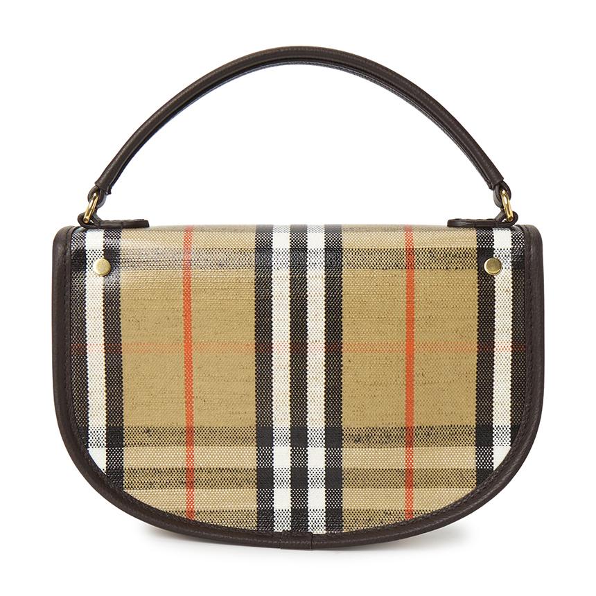 BURBERRY Highland Leather Crossbody Bag for Women