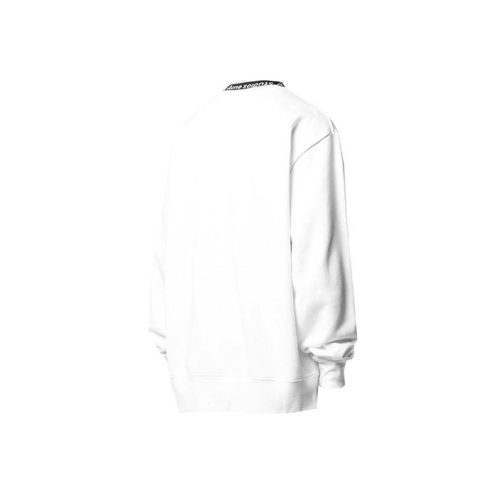 Acne Studios 15th Anniversary Logo Fleece Crewneck Sweatshirt White