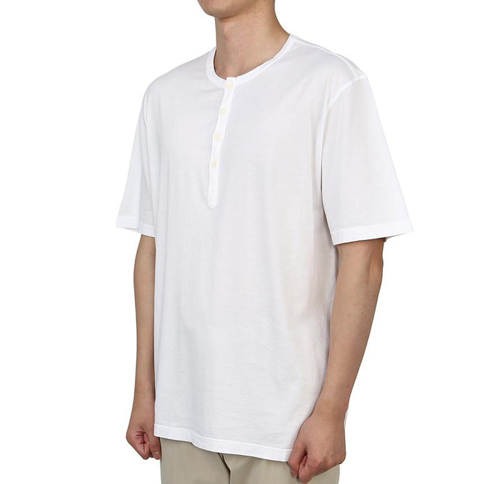 Ten C Men’s Short Sleeve T-Shirt White Cotton Tee