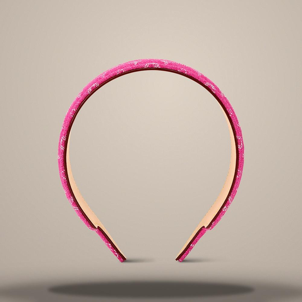 Louis Vuitton Pink LV Outline Headband M5419A