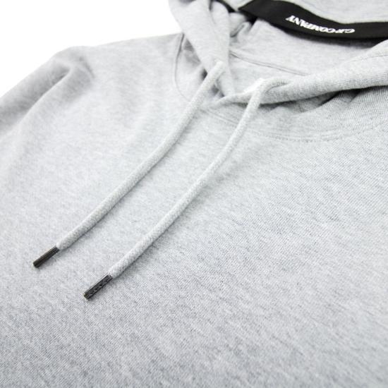 CP Company Greystone Melange Hooded Sweatshirt for Women