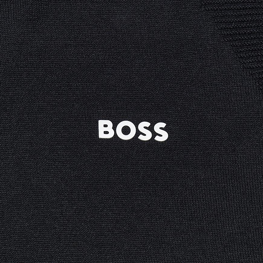HUGO BOSS Men’s Contrast Logo Crewneck Sweater 50541944 001