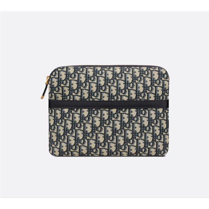 DIOR Oblique Canvas Travel Kit Clutch Pouch Bag S5476CTZQ