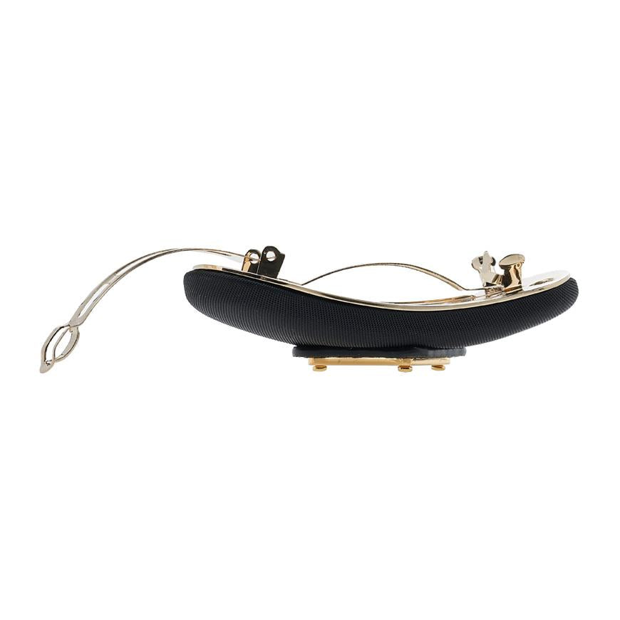 PRADA Re-Nylon Hair Clip Women Brown Hair Accessory