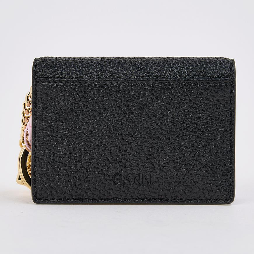 GANNI Women’s Flap Card Holder Wallet A7304 099