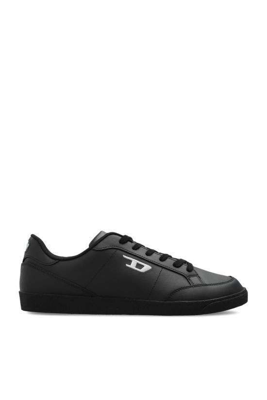DIESEL White Low-Top Sneakers for Men Y03907 P0476 T8013 BLACK DOM