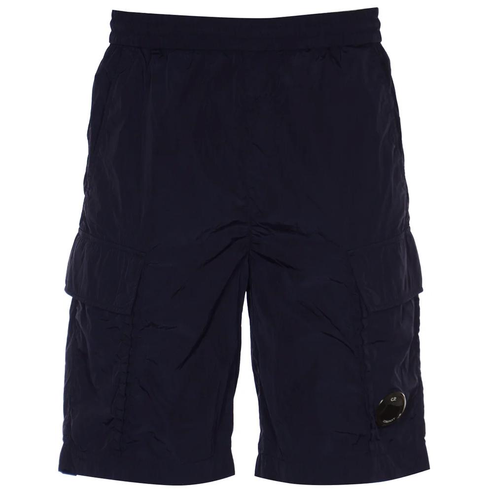 CP Company Lens Bermuda Cargo Shorts 24SS Black