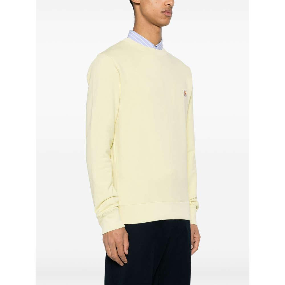 Maison Kitsune Yellow Fox Head Sweatshirt Unisex