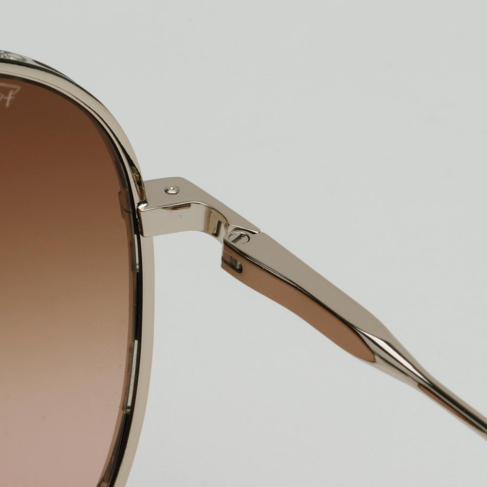 Ferragamo Metal Aviator Double Bridge Oversize Sunglasses