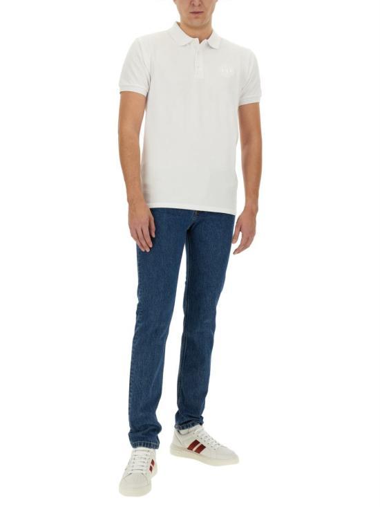 BALLY Men’s Cotton Polo Shirt White