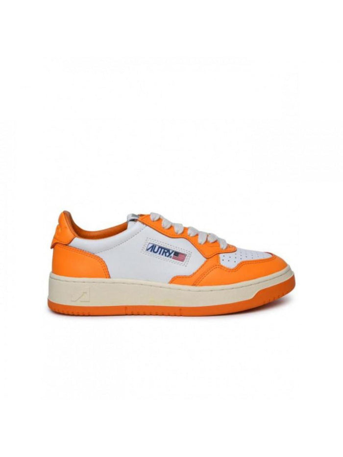 AUTRY Medalist Low Leather Sneakers White Beige Women
