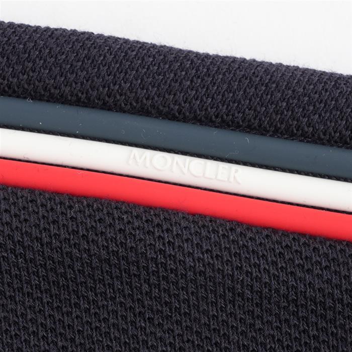 Moncler Logo Patch Polo Shirt for Men Navy