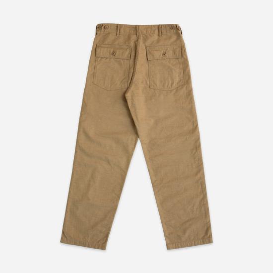 orslow Straight Classic Pants Sand Beige Cotton 015002 72