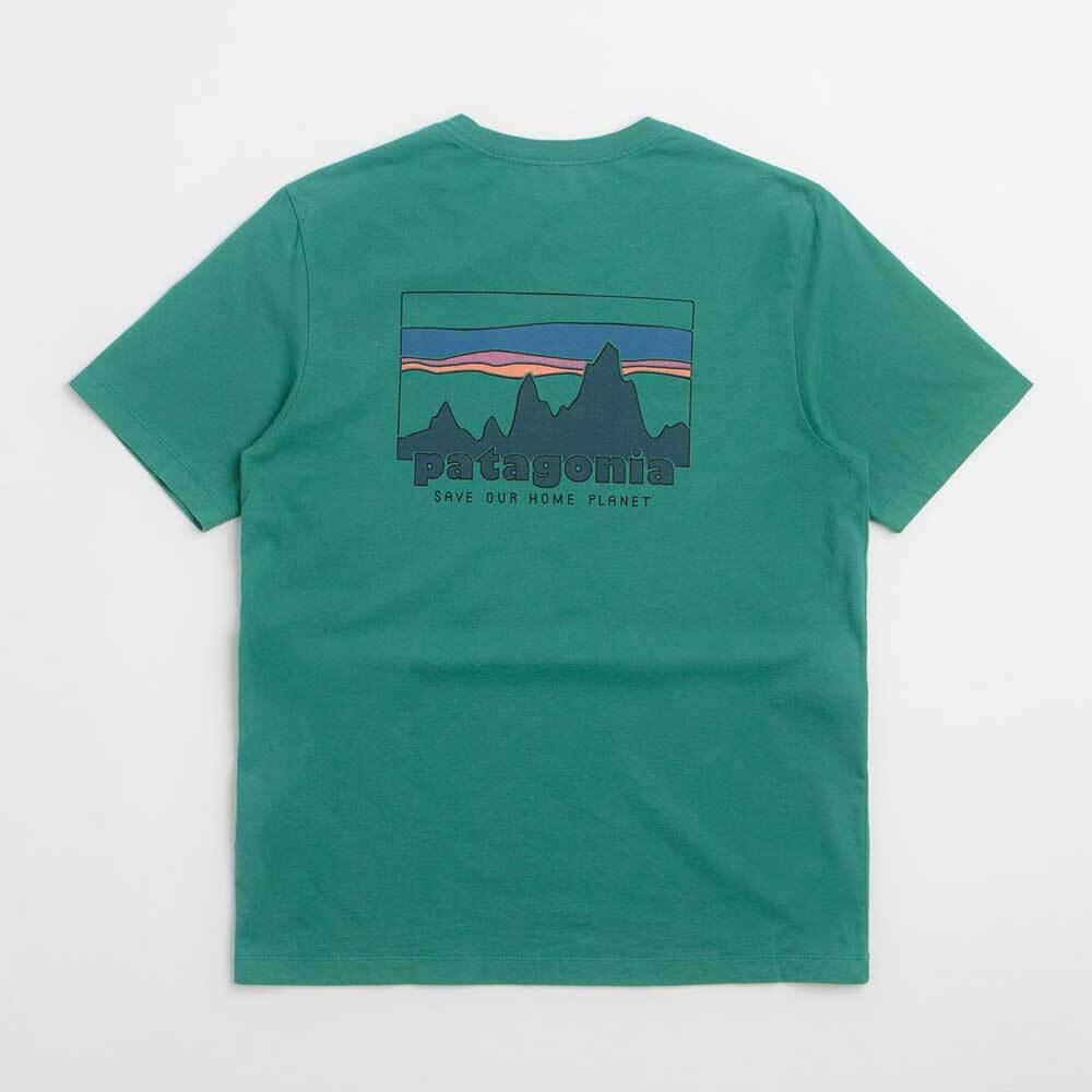 patagonia Men's 73 Skyline Short Sleeve Graphic T-Shirt 37841 GEMG