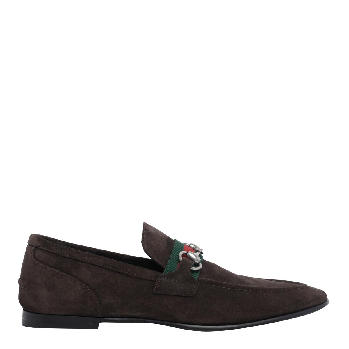 GUCCI Brown Leather Loafers