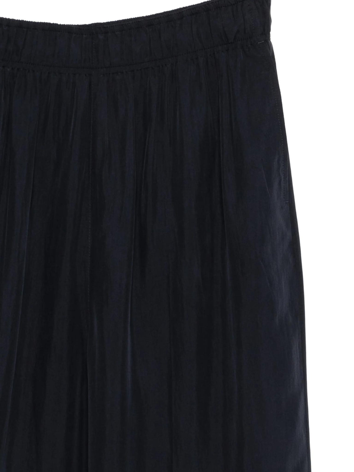 PRADA Black Wool Cropped Trousers