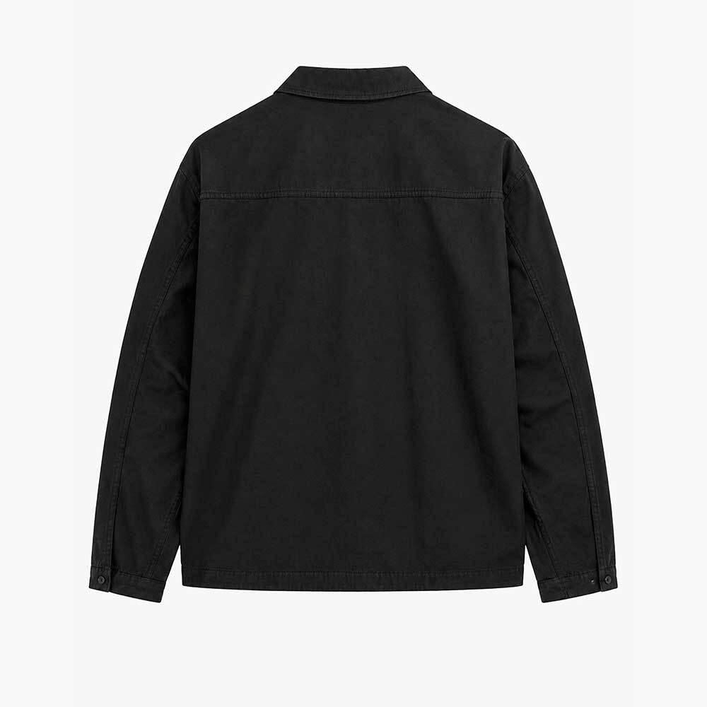 STONE ISLAND Stretch Organic Cotton Satin Zip Overshirt Jack 1200010 S0012 V0029
