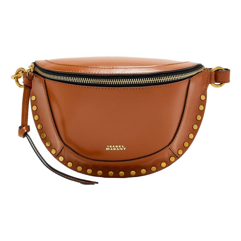 Isabel Marant Scano Belt Bag Leather Shoulder Bag Black
