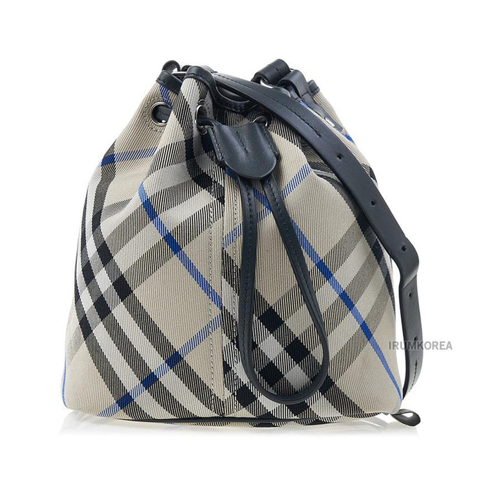 BURBERRY Mini Check Bucket Shoulder Ba 8105766 LL MN DRAWSTRING BUCKET CJ1 B9629