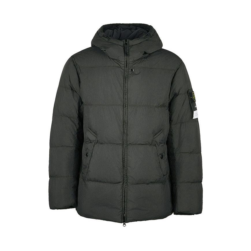 STONE ISLAND Crinkle Reps Hooded Down Jacket Men V0062