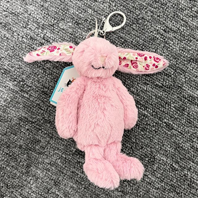 jELLYCAT Blushkin Blossom Bunny Bag Charm Keyring Accessory BP4ROSE