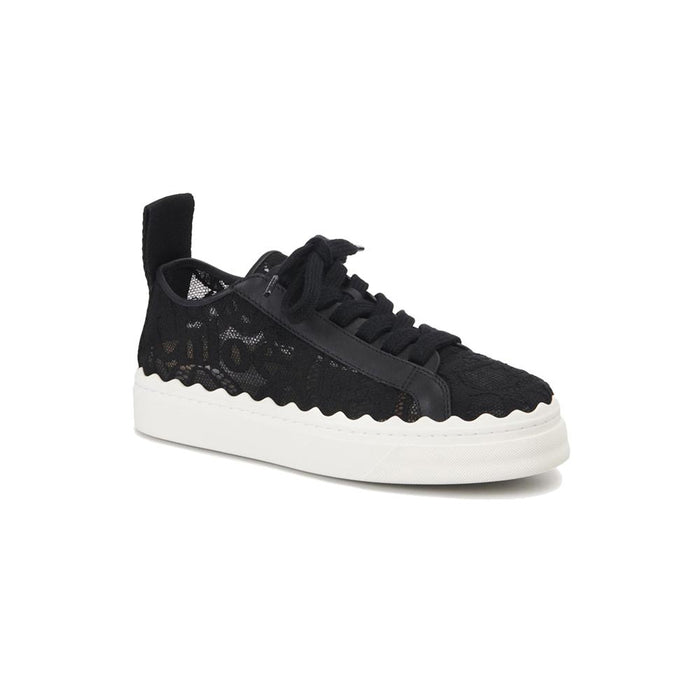 Chloe Lauren Lace Sneakers Black Low-Top