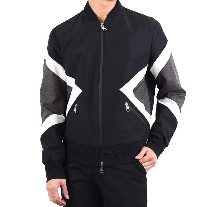 Neil Barrett Men’s Geometric Bomber Jacket