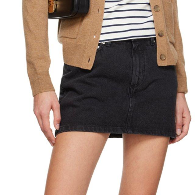 A.P.C. Mini Denim Skirt COGEX F06093 LZE