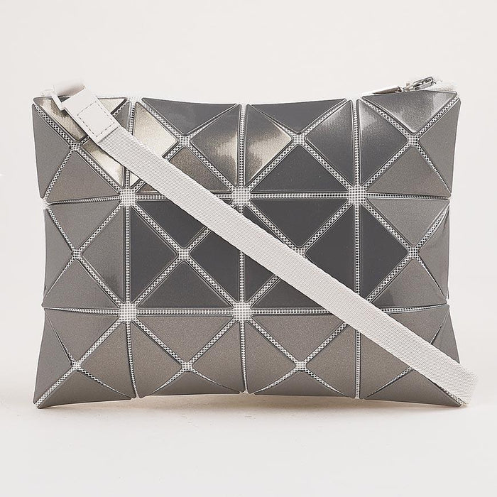 Issey Miyake Metallic Lucent Crossbody Bag Black