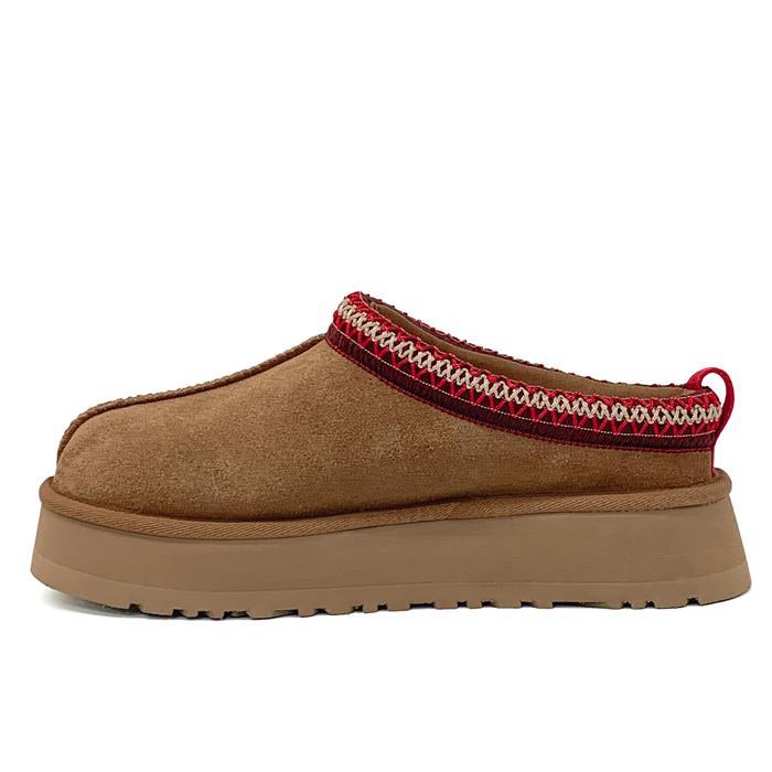 Ugg Chestnut Suede Tazz Clog Slippers for Women 1122553 CHE