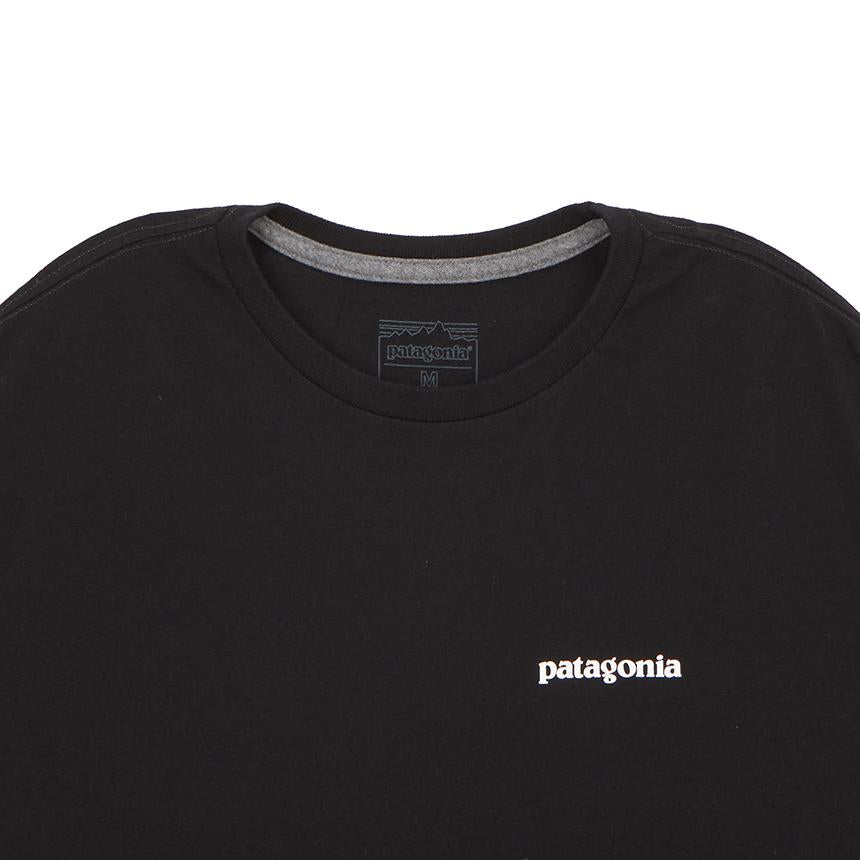 patagonia P-6 Responsibili-Tee Men’s Short Sleeve T-Shirt Black