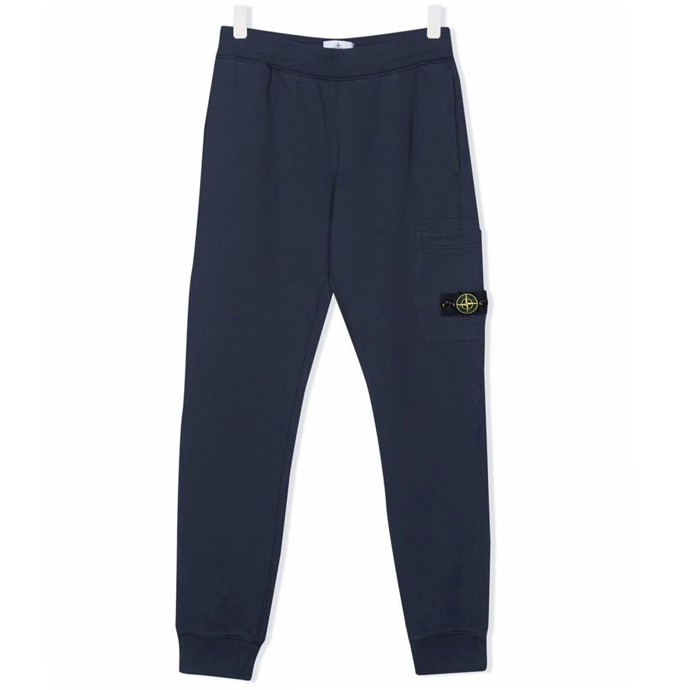 STONE ISLAND Women’s Kids Badge Sweatpants Black Classic Pants