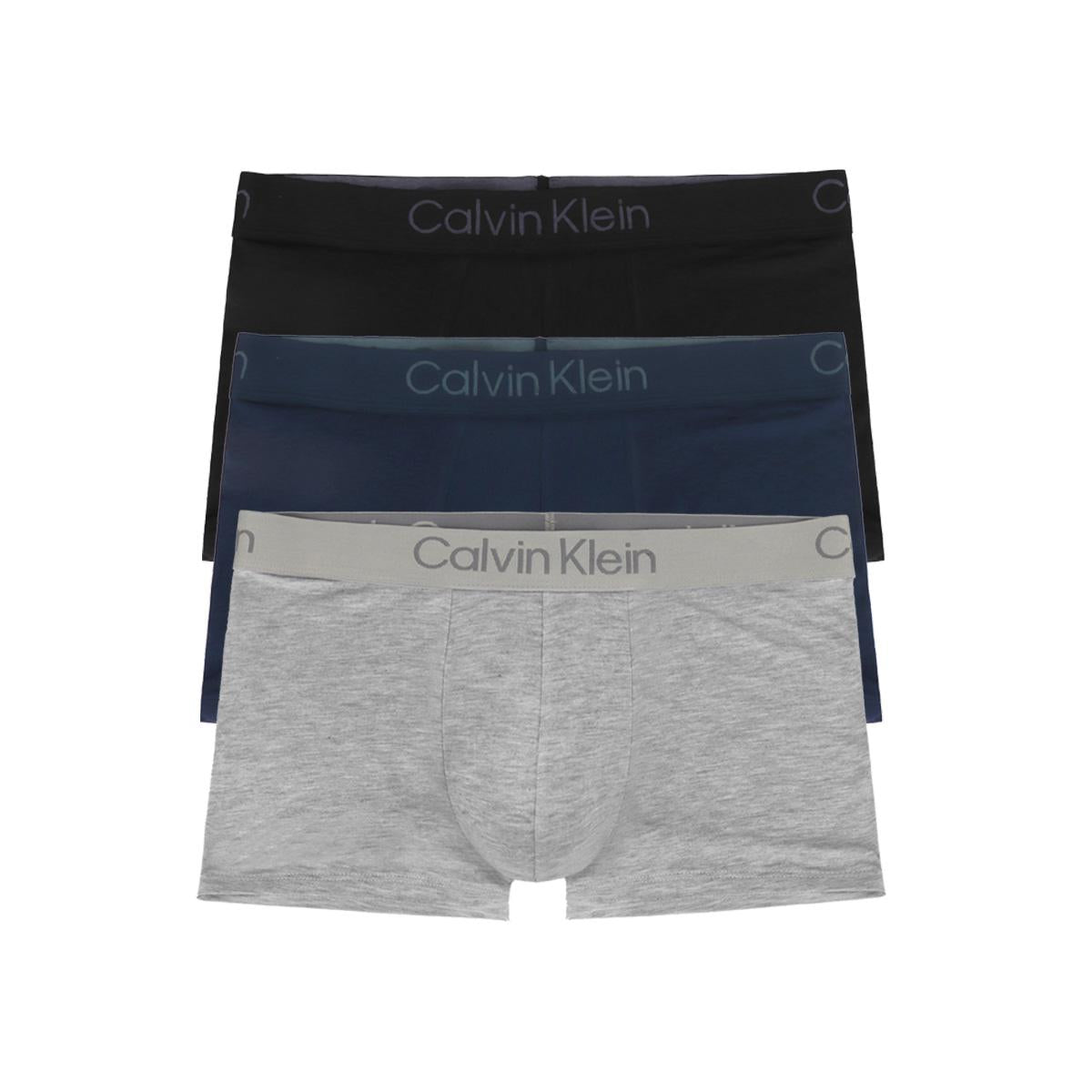 Calvin Klein Men’s Modal Trunks 3-Pack Underwear Set NB4192 401