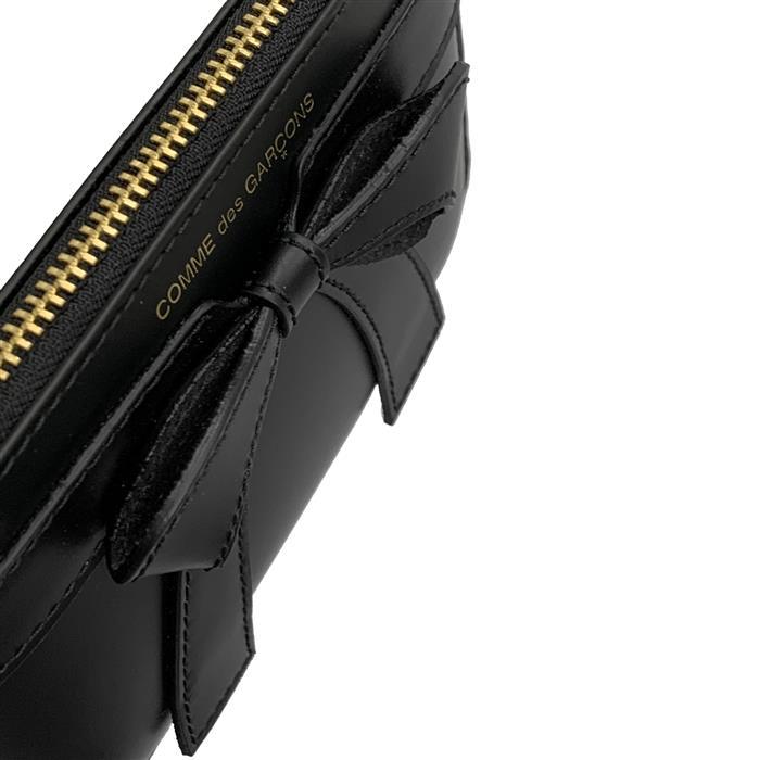 Comme des Garcons Big Bow Zip Card Holder Wallet