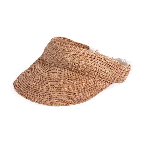 HELEN KAMINSKI Medea Nouga Cream Visor Women’s Sun Cap HAT51381 NUCR